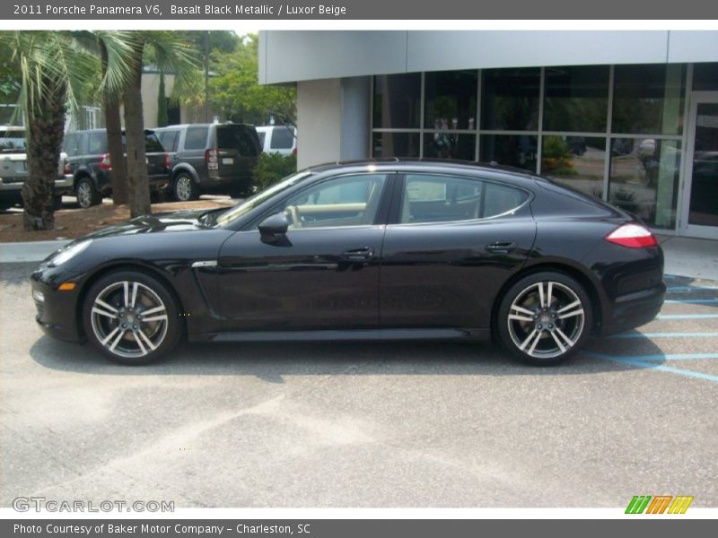 Basalt Black Metallic / Luxor Beige 2011 Porsche Panamera V6