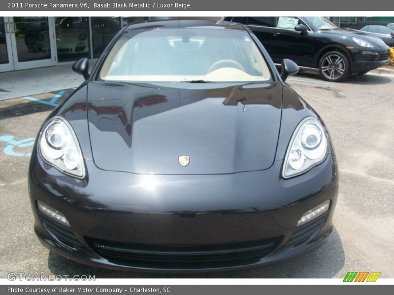 Basalt Black Metallic / Luxor Beige 2011 Porsche Panamera V6