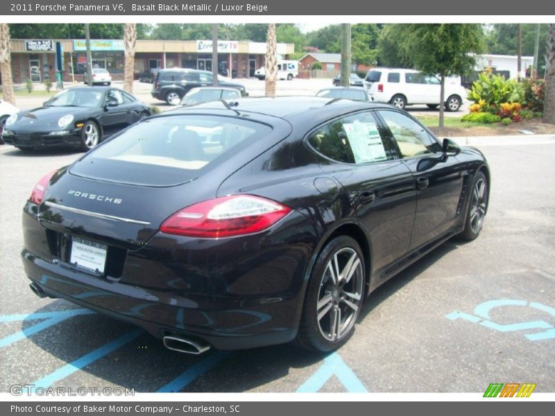 Basalt Black Metallic / Luxor Beige 2011 Porsche Panamera V6