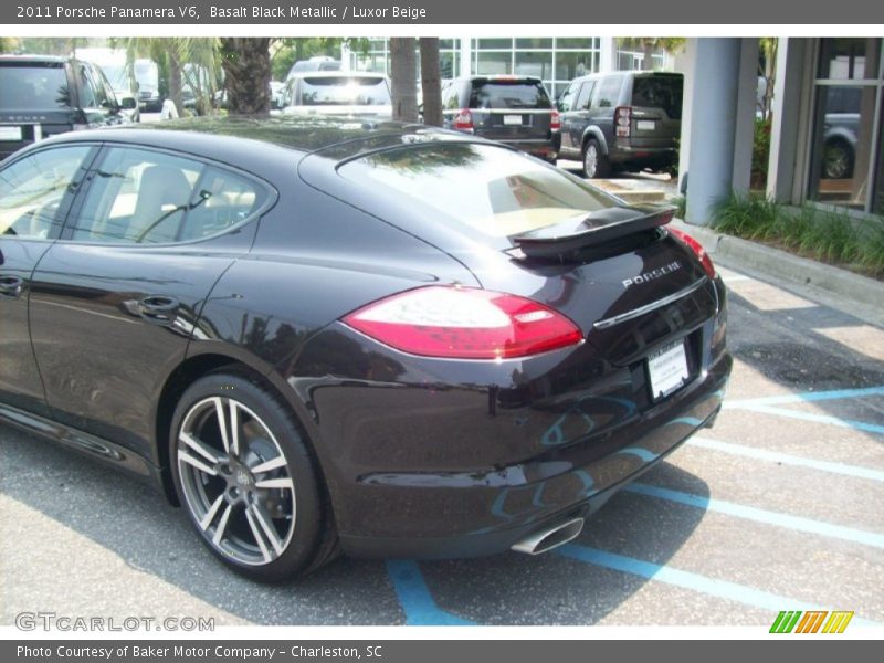 Basalt Black Metallic / Luxor Beige 2011 Porsche Panamera V6