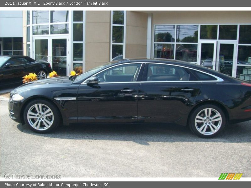 Ebony Black / London Tan/Jet Black 2011 Jaguar XJ XJL