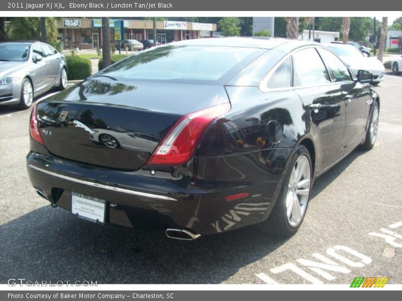 Ebony Black / London Tan/Jet Black 2011 Jaguar XJ XJL
