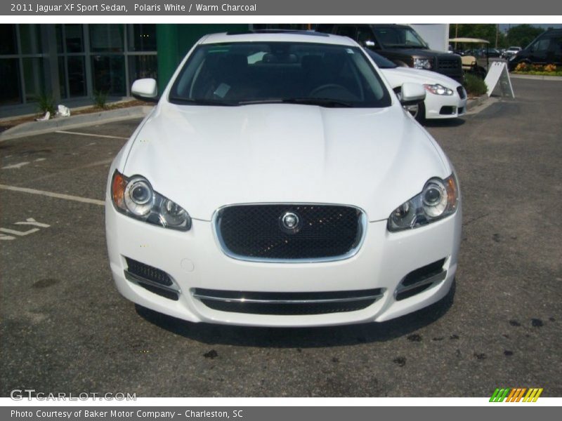 Polaris White / Warm Charcoal 2011 Jaguar XF Sport Sedan