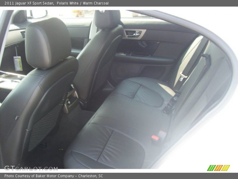 Polaris White / Warm Charcoal 2011 Jaguar XF Sport Sedan