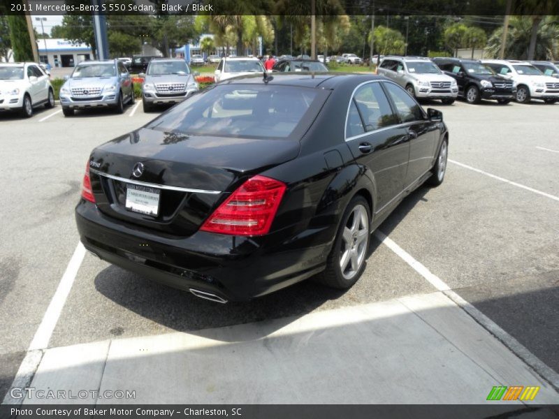 Black / Black 2011 Mercedes-Benz S 550 Sedan