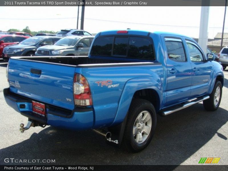Speedway Blue / Graphite Gray 2011 Toyota Tacoma V6 TRD Sport Double Cab 4x4
