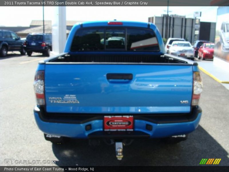 Speedway Blue / Graphite Gray 2011 Toyota Tacoma V6 TRD Sport Double Cab 4x4