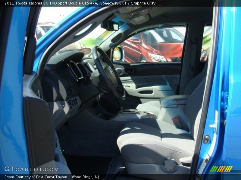 Speedway Blue / Graphite Gray 2011 Toyota Tacoma V6 TRD Sport Double Cab 4x4