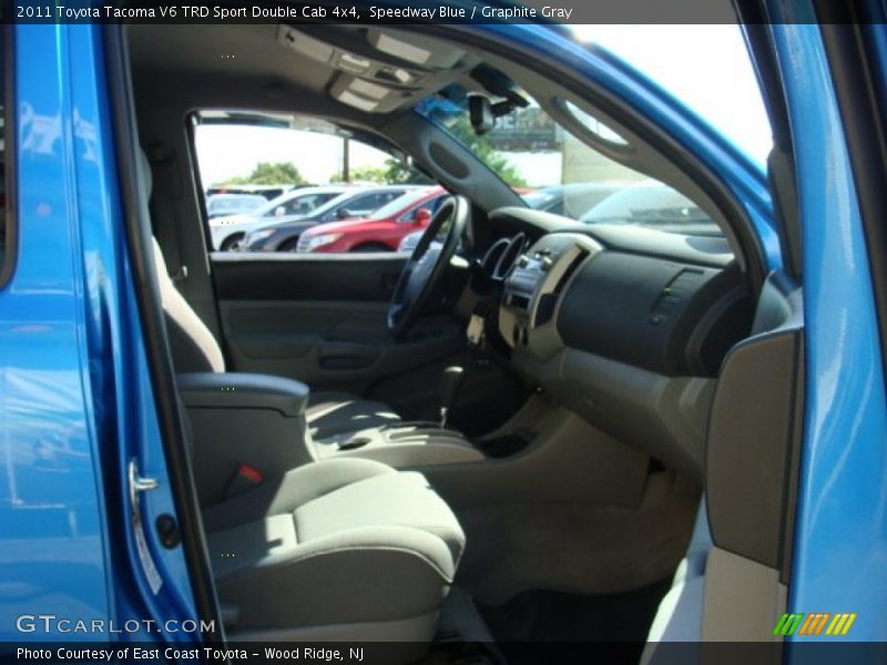 Speedway Blue / Graphite Gray 2011 Toyota Tacoma V6 TRD Sport Double Cab 4x4