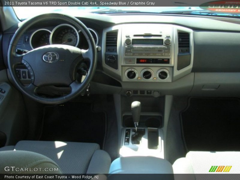 Speedway Blue / Graphite Gray 2011 Toyota Tacoma V6 TRD Sport Double Cab 4x4