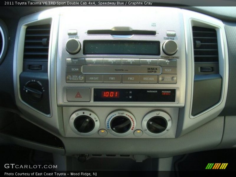 Speedway Blue / Graphite Gray 2011 Toyota Tacoma V6 TRD Sport Double Cab 4x4
