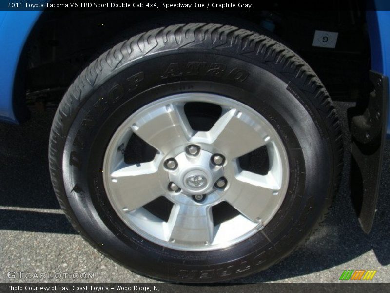 Speedway Blue / Graphite Gray 2011 Toyota Tacoma V6 TRD Sport Double Cab 4x4