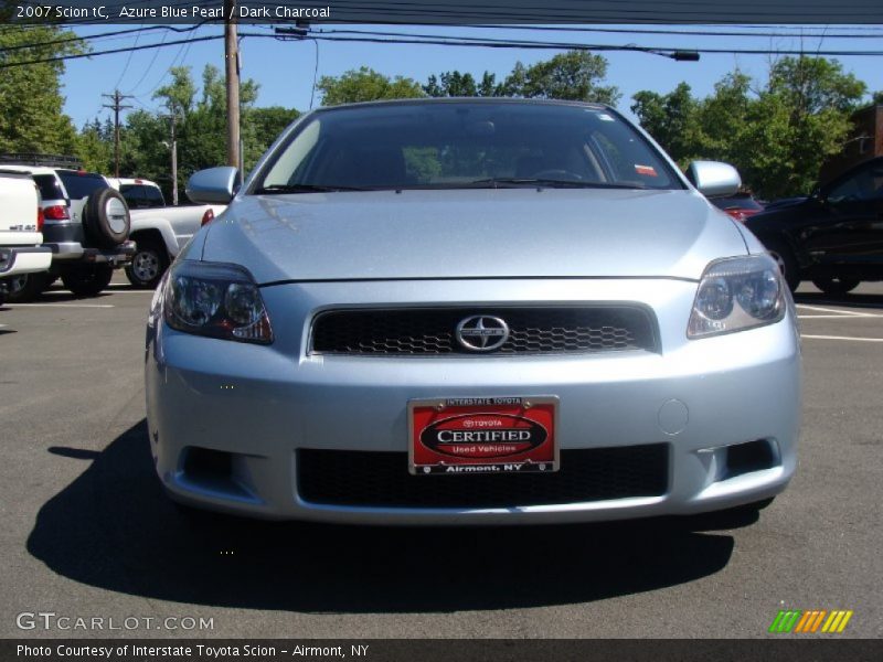 Azure Blue Pearl / Dark Charcoal 2007 Scion tC