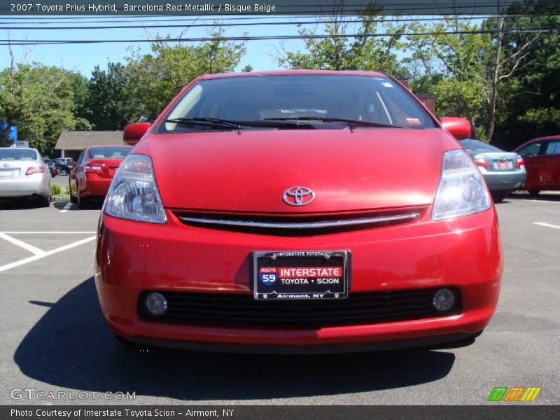 Barcelona Red Metallic / Bisque Beige 2007 Toyota Prius Hybrid