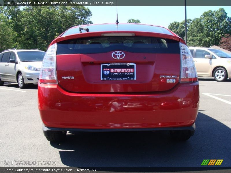 Barcelona Red Metallic / Bisque Beige 2007 Toyota Prius Hybrid