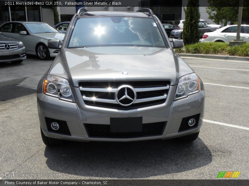Palladium Silver Metallic / Black 2011 Mercedes-Benz GLK 350