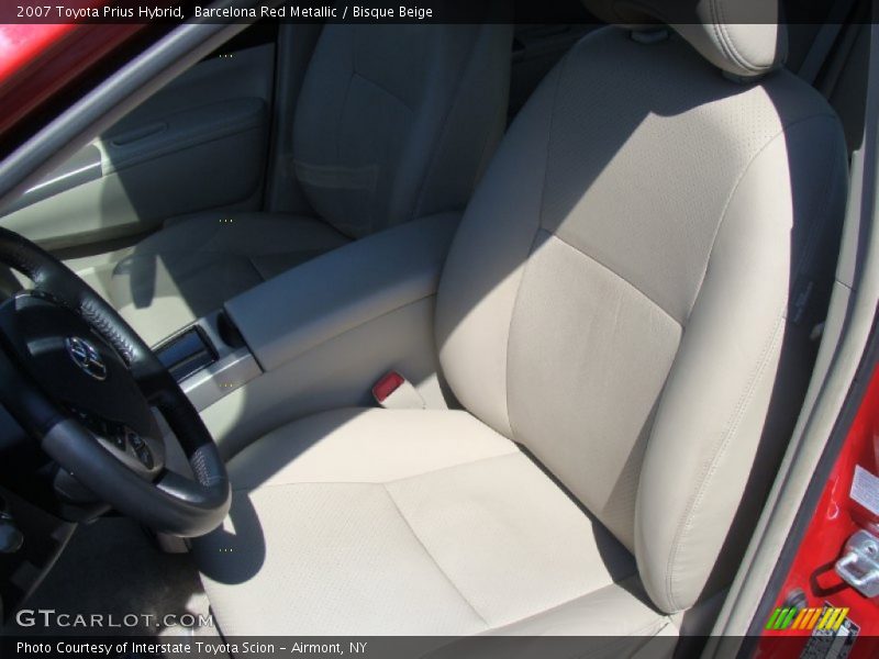 Barcelona Red Metallic / Bisque Beige 2007 Toyota Prius Hybrid
