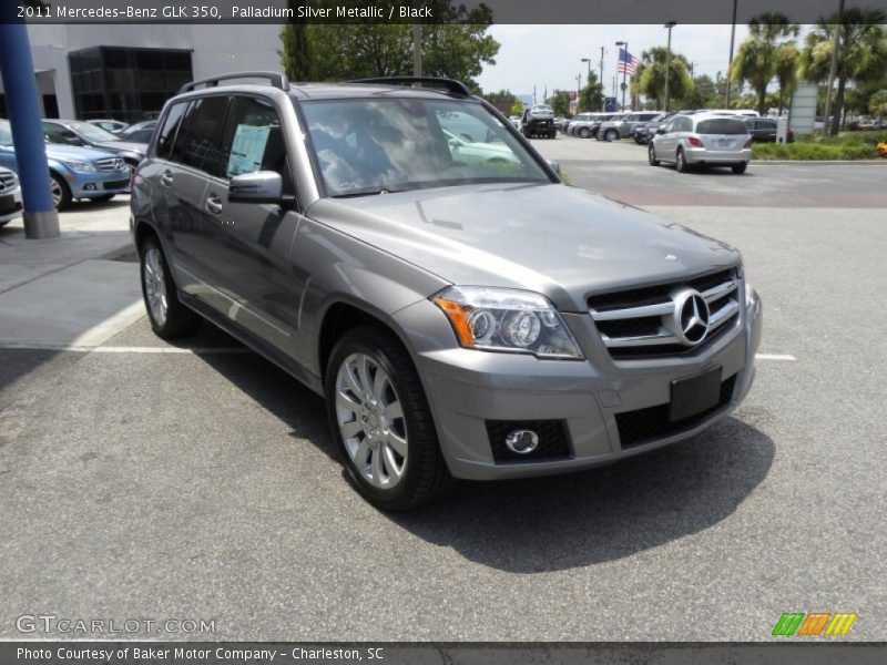 Palladium Silver Metallic / Black 2011 Mercedes-Benz GLK 350