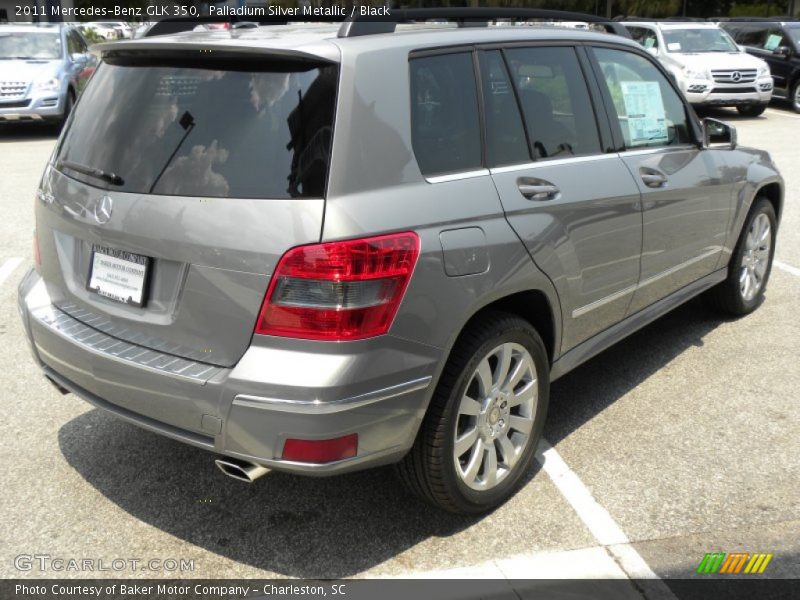 Palladium Silver Metallic / Black 2011 Mercedes-Benz GLK 350