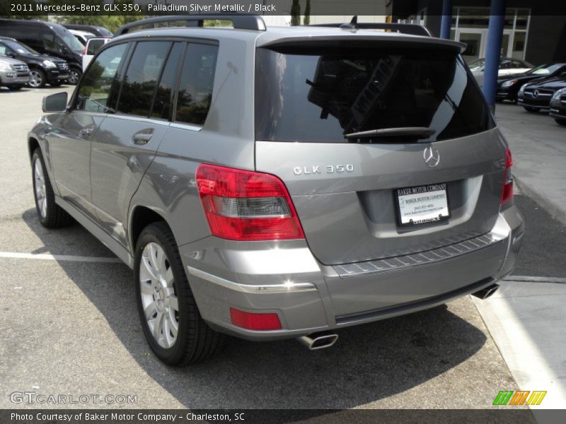 Palladium Silver Metallic / Black 2011 Mercedes-Benz GLK 350