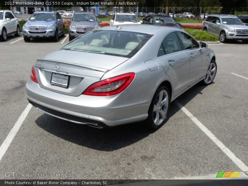 Iridium Silver Metallic / Ash/Black 2012 Mercedes-Benz CLS 550 Coupe