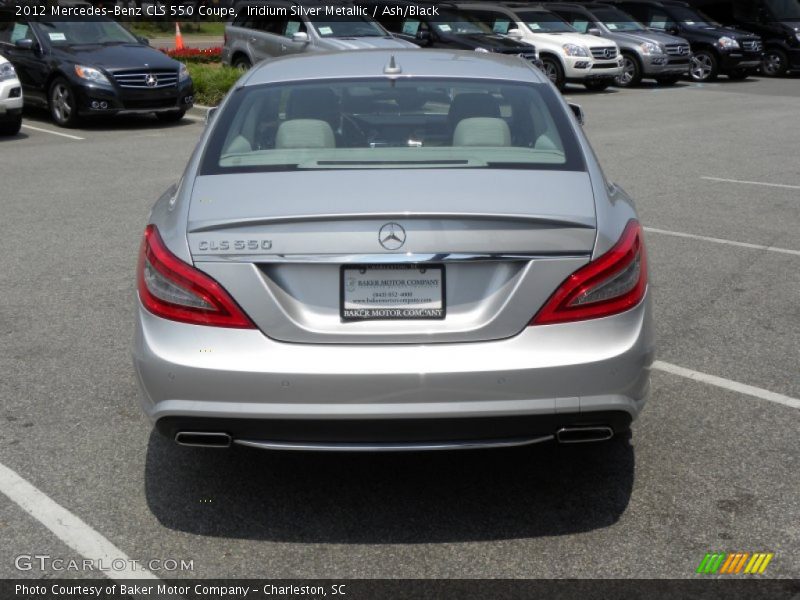 Iridium Silver Metallic / Ash/Black 2012 Mercedes-Benz CLS 550 Coupe
