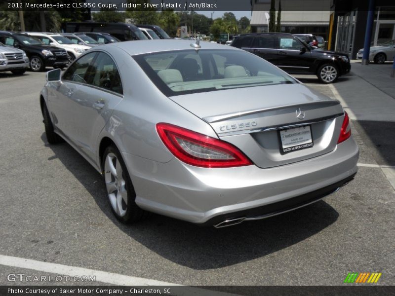 Iridium Silver Metallic / Ash/Black 2012 Mercedes-Benz CLS 550 Coupe