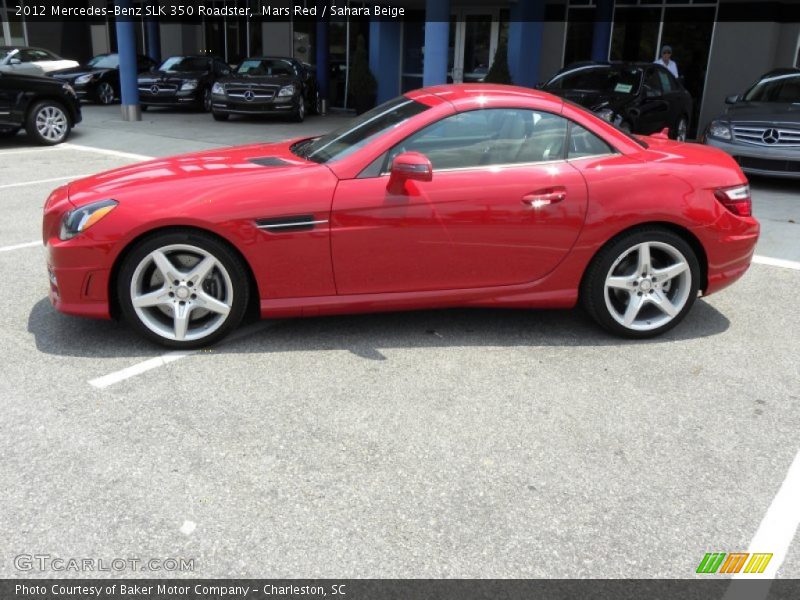  2012 SLK 350 Roadster Mars Red