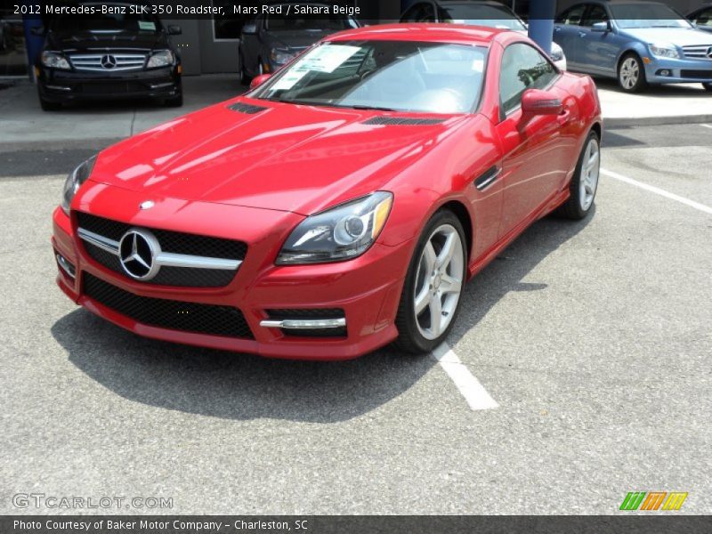 Front 3/4 View of 2012 SLK 350 Roadster