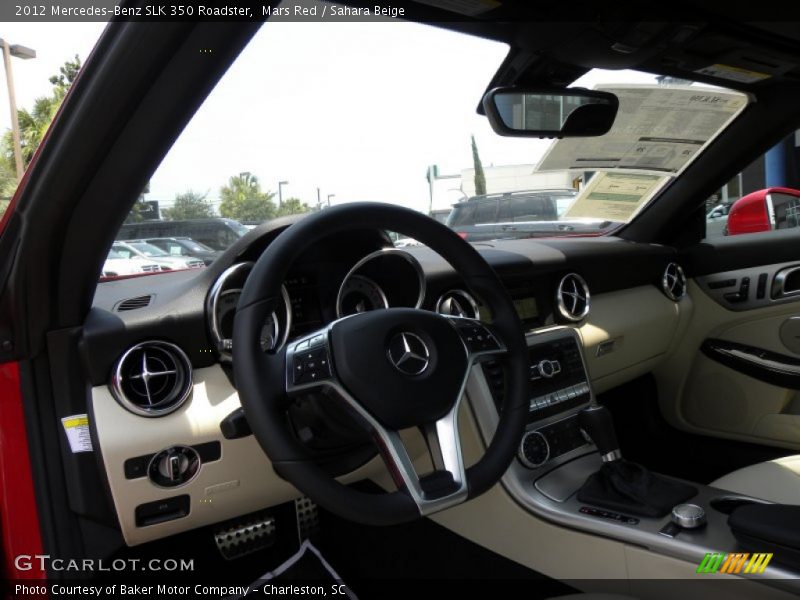 Mars Red / Sahara Beige 2012 Mercedes-Benz SLK 350 Roadster