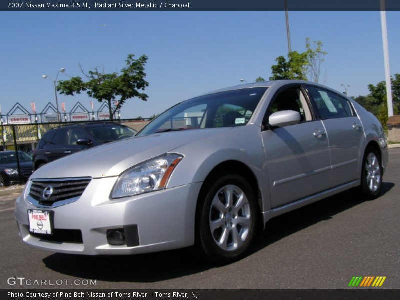 Radiant Silver Metallic / Charcoal 2007 Nissan Maxima 3.5 SL