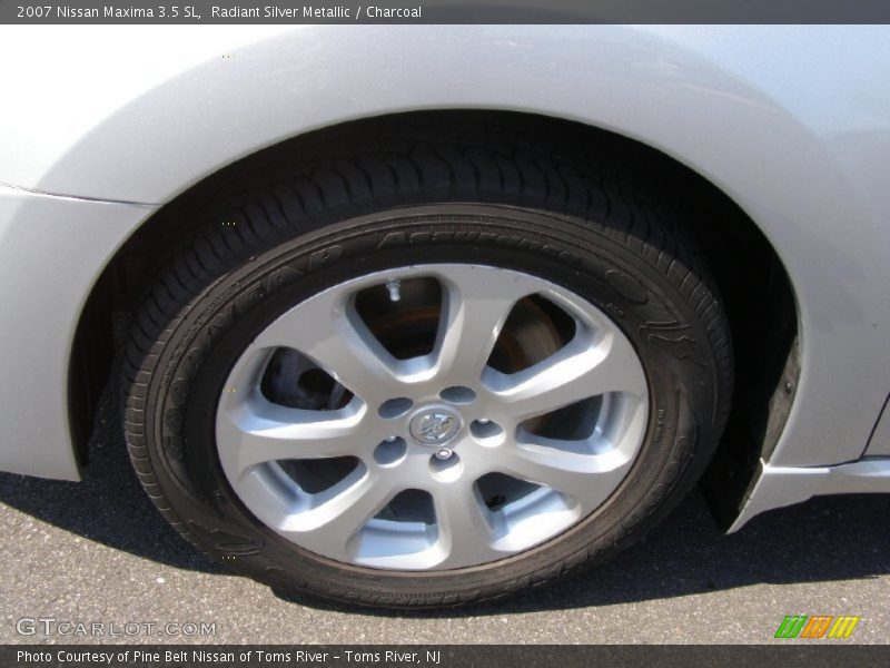 Radiant Silver Metallic / Charcoal 2007 Nissan Maxima 3.5 SL