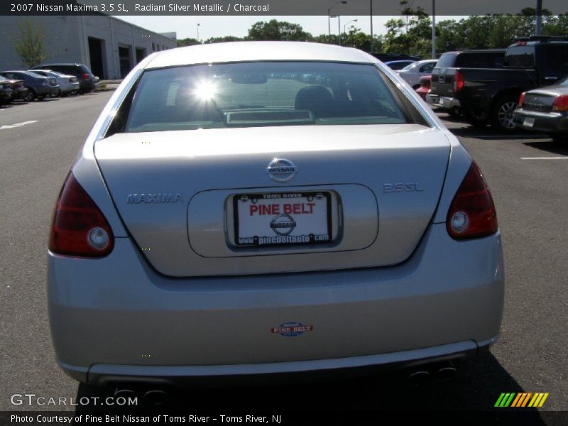 Radiant Silver Metallic / Charcoal 2007 Nissan Maxima 3.5 SL