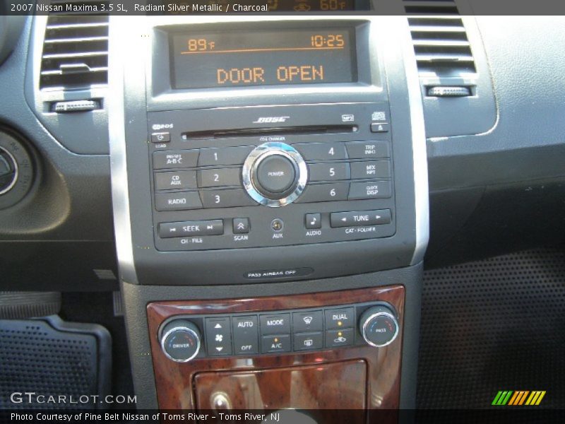 Radiant Silver Metallic / Charcoal 2007 Nissan Maxima 3.5 SL
