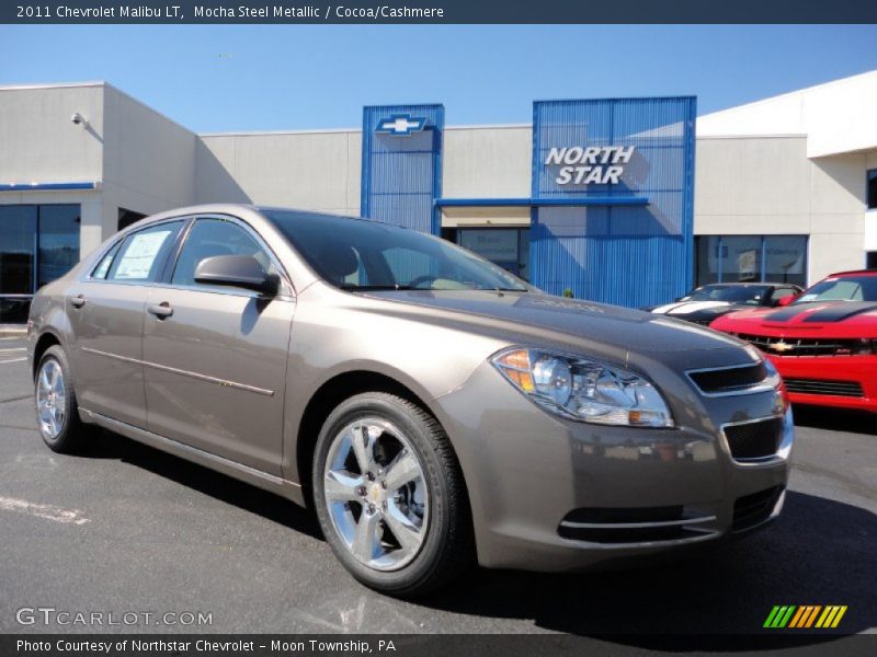 Mocha Steel Metallic / Cocoa/Cashmere 2011 Chevrolet Malibu LT