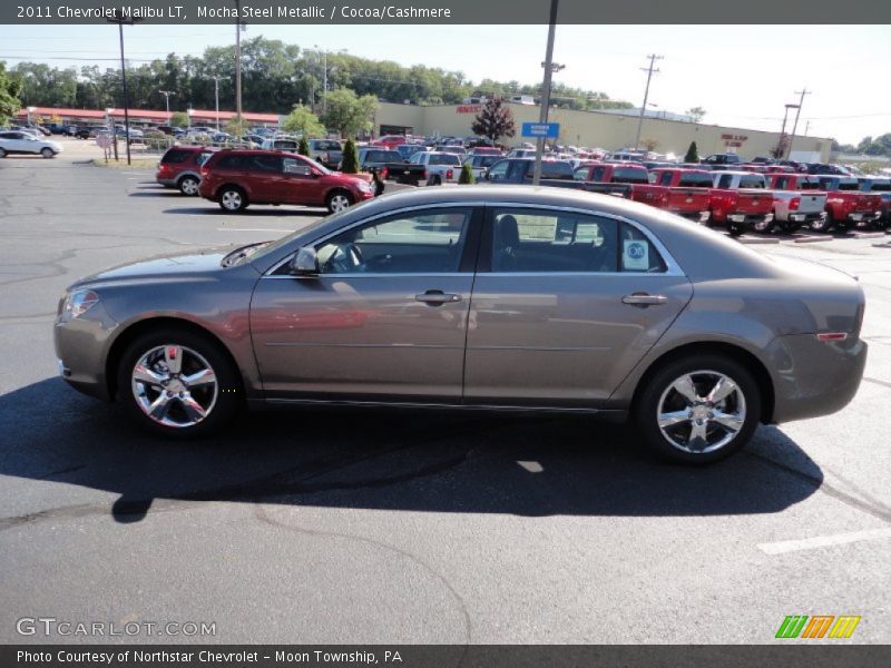 Mocha Steel Metallic / Cocoa/Cashmere 2011 Chevrolet Malibu LT