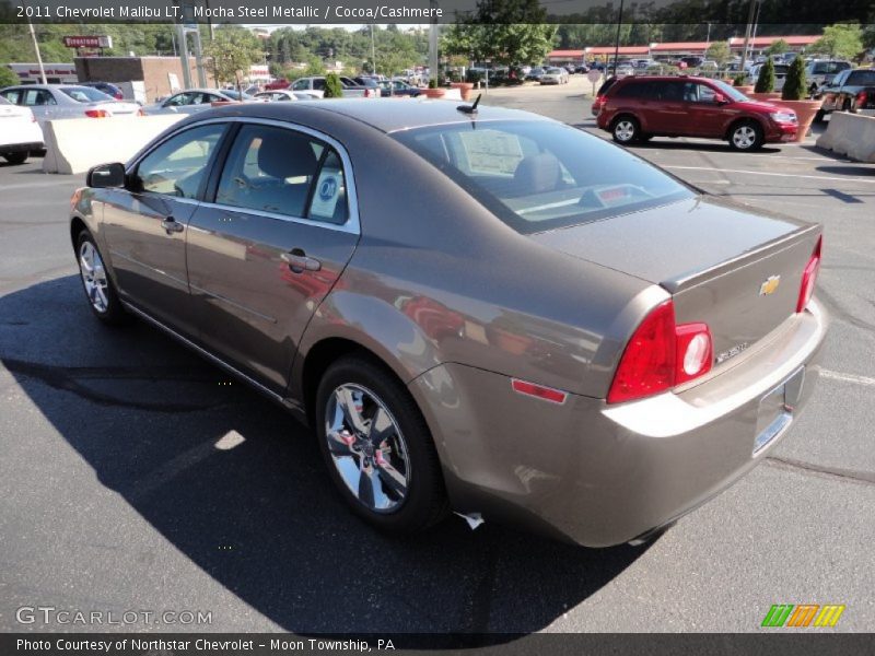 Mocha Steel Metallic / Cocoa/Cashmere 2011 Chevrolet Malibu LT