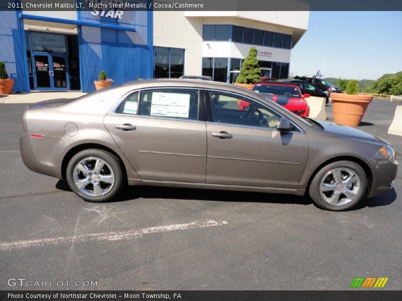 Mocha Steel Metallic / Cocoa/Cashmere 2011 Chevrolet Malibu LT