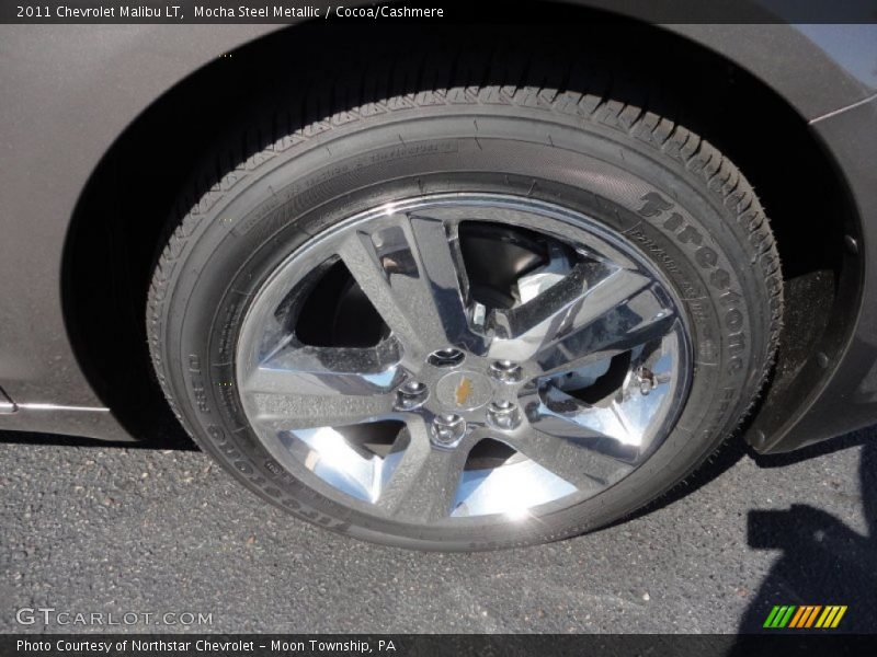 Mocha Steel Metallic / Cocoa/Cashmere 2011 Chevrolet Malibu LT