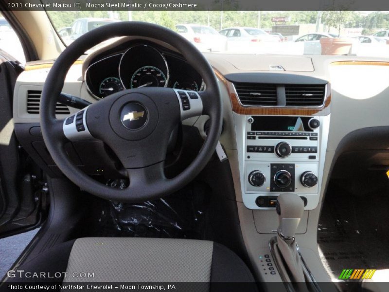 Mocha Steel Metallic / Cocoa/Cashmere 2011 Chevrolet Malibu LT