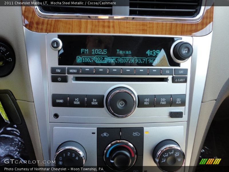 Mocha Steel Metallic / Cocoa/Cashmere 2011 Chevrolet Malibu LT