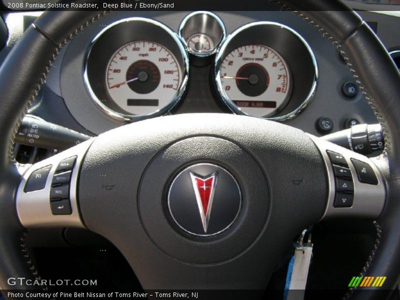 Deep Blue / Ebony/Sand 2008 Pontiac Solstice Roadster