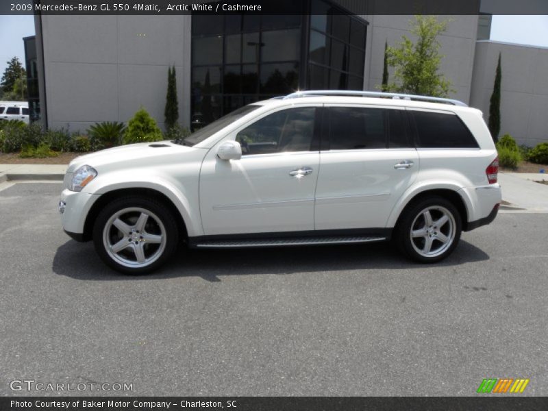 Arctic White / Cashmere 2009 Mercedes-Benz GL 550 4Matic