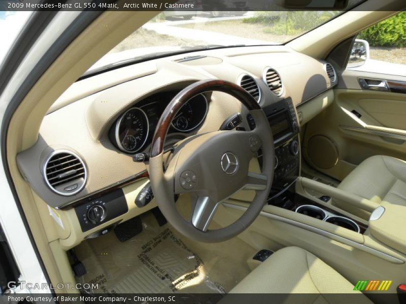 Arctic White / Cashmere 2009 Mercedes-Benz GL 550 4Matic