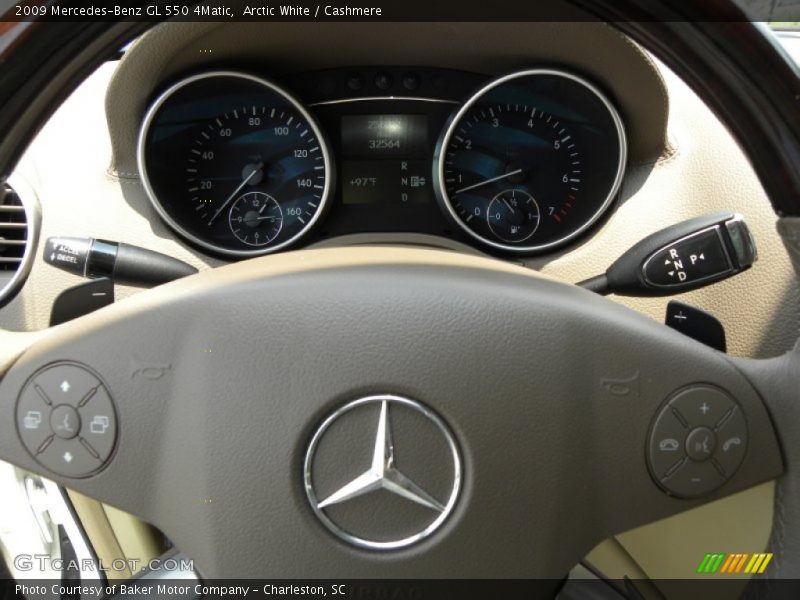 Arctic White / Cashmere 2009 Mercedes-Benz GL 550 4Matic