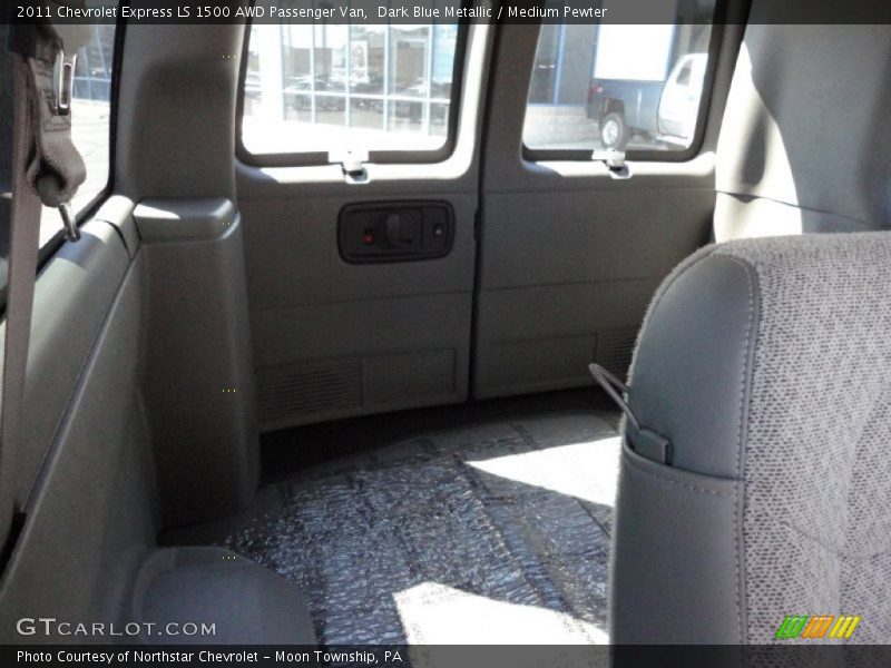 Dark Blue Metallic / Medium Pewter 2011 Chevrolet Express LS 1500 AWD Passenger Van