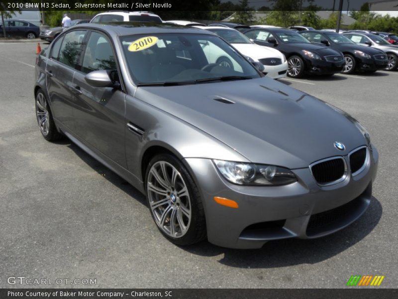 Silverstone Metallic / Silver Novillo 2010 BMW M3 Sedan