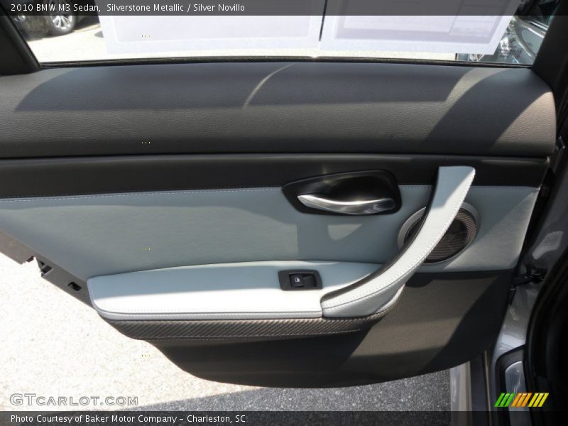 Silverstone Metallic / Silver Novillo 2010 BMW M3 Sedan