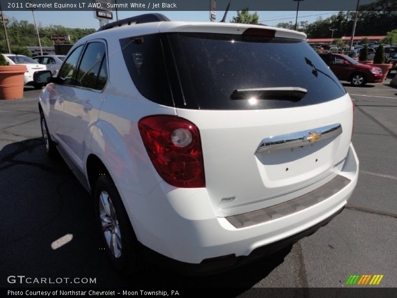 Summit White / Jet Black 2011 Chevrolet Equinox LT AWD