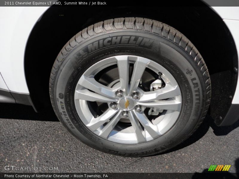 Summit White / Jet Black 2011 Chevrolet Equinox LT AWD